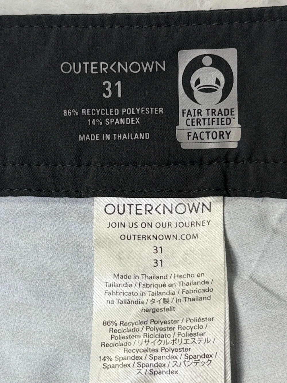 Outerknown Apex Board Shorts 31 Multi Stripes Stretch Kelly‎ Slater Surf Beach